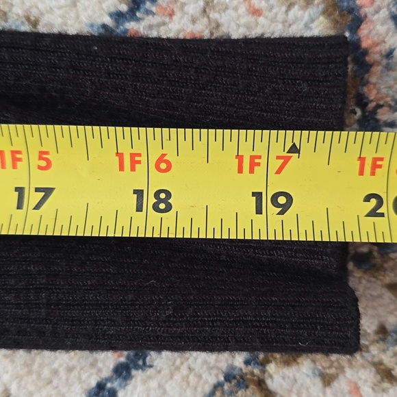 DANA BUCHMAN BRAND WOMEN'S LONG BLACK OPEN CARDIGAN SIZE MEDIUM - Picture 13 of 13